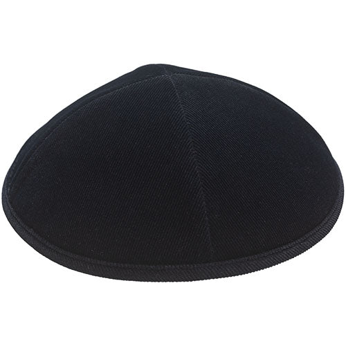 Corduroy Kippah "Artman" 16 cm- Dark Blue