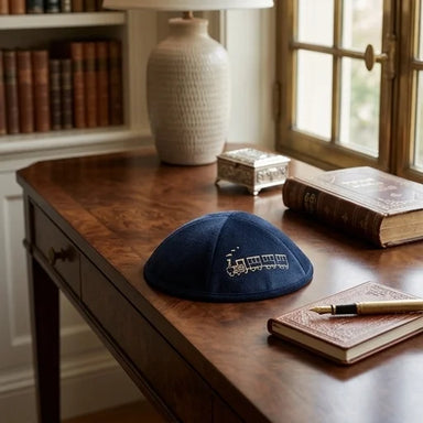 Ultra Suede Kippah 17 cm