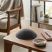 Suede Kippah 16 cm- Dark Gray