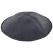 Suede Kippah 16 cm- Dark Gray