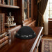 Black Terylene Kippah Size 6 - "Chabad" - with Embroidery