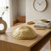Satin Kippah Deluxe 20cm- with Pin Spot- Golden