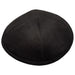 Ultra Suede Kippah 19 cm- with Pin Spot- Black
