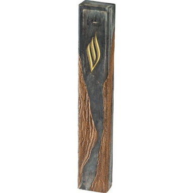 Polymer Epoxy Mezuzah 20 cm - Black, Gray