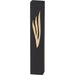 Polymer "Concrete" Mezuzah 12 cm, Stone - Like, Black - Gold