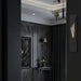 Polymer "Concrete" Mezuzah 20 cm, Stone - Like, Black - Gold