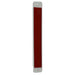 Mezuzah 12 cm Nut Color- Semi Round with Back - Brown