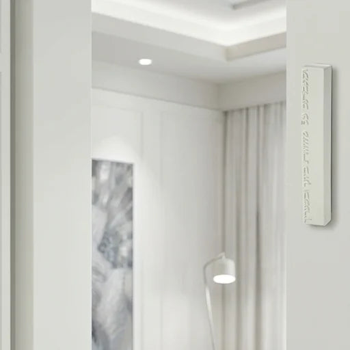 White Polymer Mezuzah 12 cm