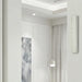 White Polymer Mezuzah 12 cm
