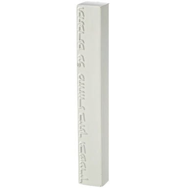 White Polymer Mezuzah 12 cm