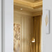 Polymer "Concrete" Mezuzah 20 cm, Stone - Like, White - Gold