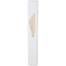 Polymer "Concrete" Mezuzah 25 cm, Stone - Like, White - Gold