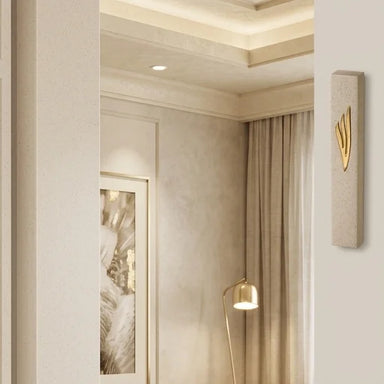 Polymer "Concrete" Mezuzah 25 cm, Stone - Like - Silver