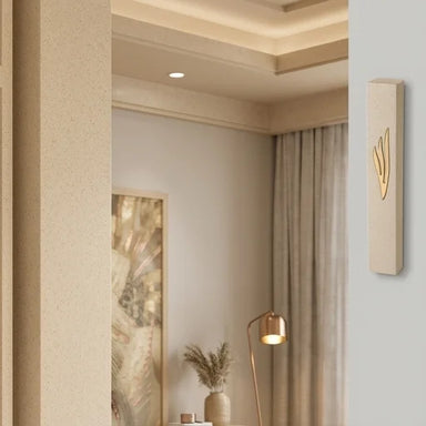 Polymer "Concrete" Mezuzah 30 cm, Stone - Like - Silver