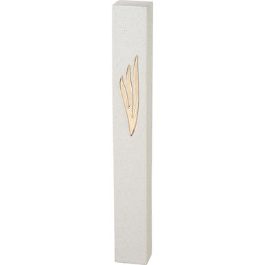Polymer "Concrete" Mezuzah 30 cm, Stone - Like - Silver