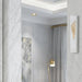 Polymer "Concrete" Mezuzah 12 cm, Stone - Like - Gold