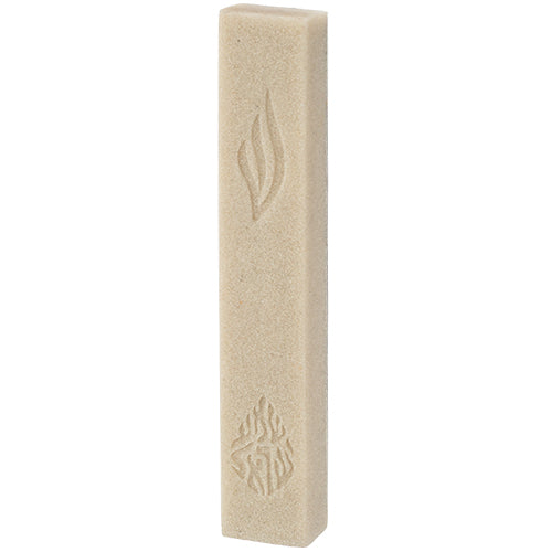 Beige Polymer Mezuzah 20 cm