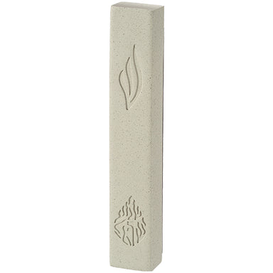 Concrete-like Polymer Mezuzah 20 cm