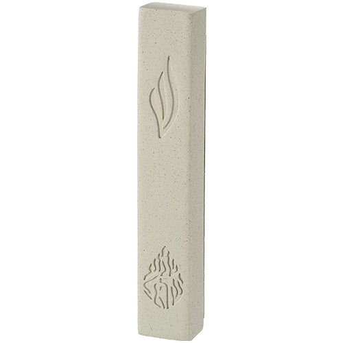 Concrete-like Polymer Mezuzah 20 cm