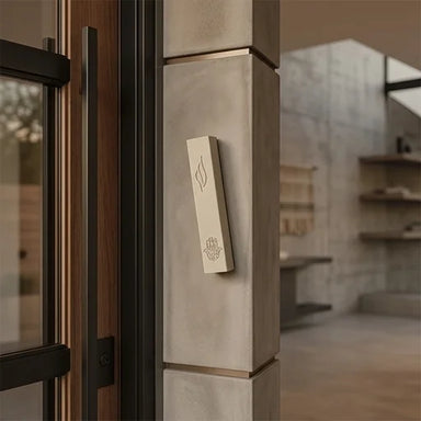 Concrete-like Polymer Mezuzah 12 cm