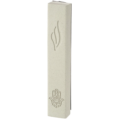 Concrete-like Polymer Mezuzah 15 cm
