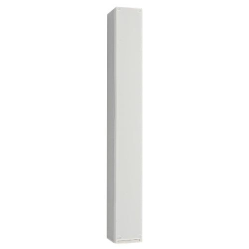 White Plastic Mezuzah with Rubber Cork 12 cm
