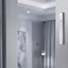 Aluminum Mezuzah 12 Cm-with Metal Shin - Silver