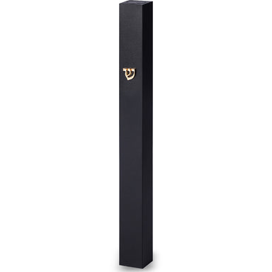 Aluminum Mezuzah 12 Cm-with Metal Shin - Matt Black - Matte