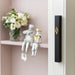 Aluminum Mezuzah 15 cm-with Metal Shin - Matt Black