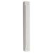 Plastic Mezuzah with Screw 12cm- Clear with Silver Shin