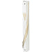 Plastic White Mezuzah with Rubber Cork 15 cm