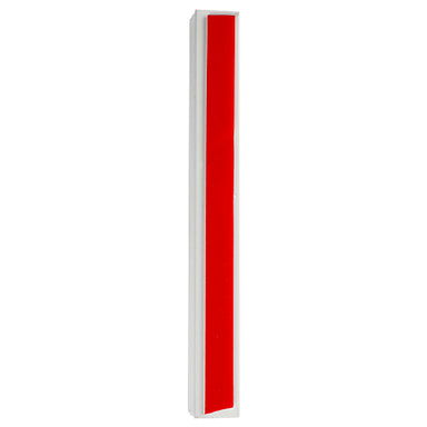 Aluminium Mezuzah 12cm- Dotted Design In Gold, With The Letter "Shin"