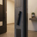 Aluminum Mezuzah 10 cm- Black, Without Hole Printed Shin