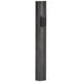 Aluminum Mezuzah 15 cm- Black, Printed Shin