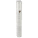 Aluminium Mezuzah 15cm 3d Painted- White Striped Design