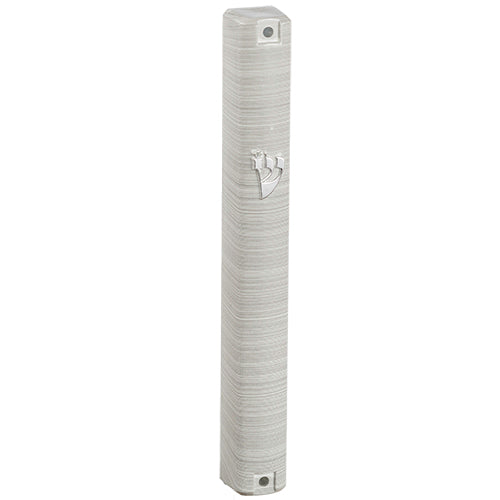 Plastic Mezuzah 15 cm 3d Metallic Paint - Matte