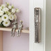 Transparent Plastic Mezuzah With Rubber Cork 20 Cm- With The Letter Shin And Plaque