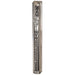 Transparent Plastic Mezuzah With Rubber Cork 20 Cm- With The Letter Shin And Plaque