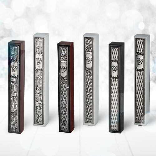 Wood Mezuzah 20cm with Plaque - Venga