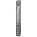 Glass Mezuzah with Metal Plaque 12 cm