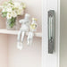Glass Mezuzah with Metal Plaque 15 cm