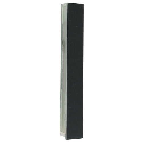 Glass Mezuzah with Metal Plaque 20 cm