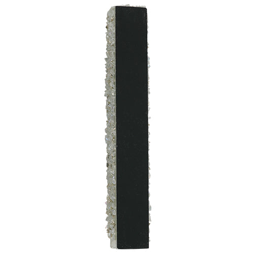 Glass Mezuzah with Stones 12 cm- Golden