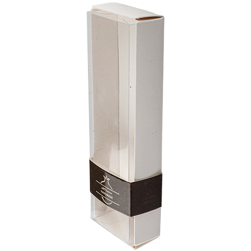 Glass Mezuzah with Stones 15 cm- Golden