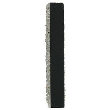 Glass Mezuzah with Stones 20 cm- Gray and White