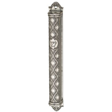 Metal Mezuzah 20 cm with Ornaments