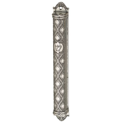 Metal Mezuzah 20 cm with Ornaments