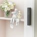 Polymer "Concrete" Mezuzah 12 cm, Dotted Black