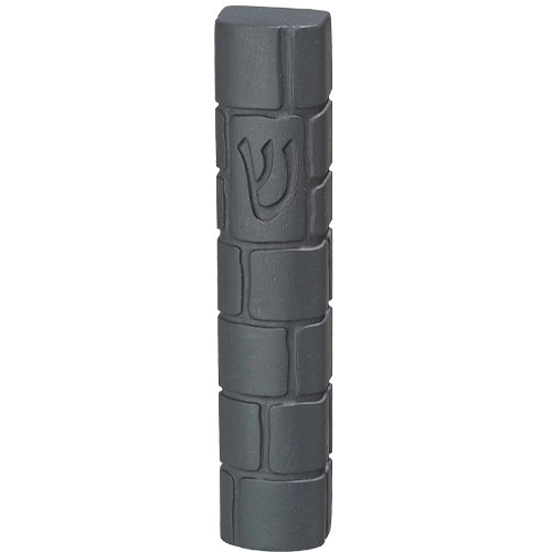 Polymer "Concrete" Mezuzah 12 cm, Gray