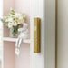 Lucite Mezuzah 12 cm - Glitter Gold